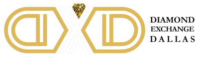 Diamond Exchange Dallas Logo White Transparent