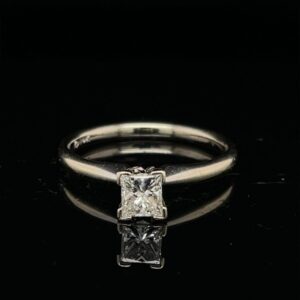 #2065-97500 0.46ct. 14K White Gold PR Engagement Ring H SI2