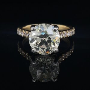 #3186-9718000 18K Yellow Gold 3.48ct. Color M Clarity VS2