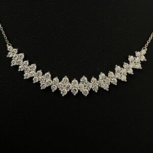#MAY531-97600 2.0CTW Lab-Grown 14K White Gold Necklace