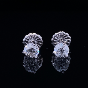 14K WHITE GOLD 3 PRONG MARTINI SETTING 1.03 COLOR G CLARITY SI 2