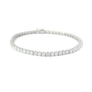 White gold diamond tennis bracelet