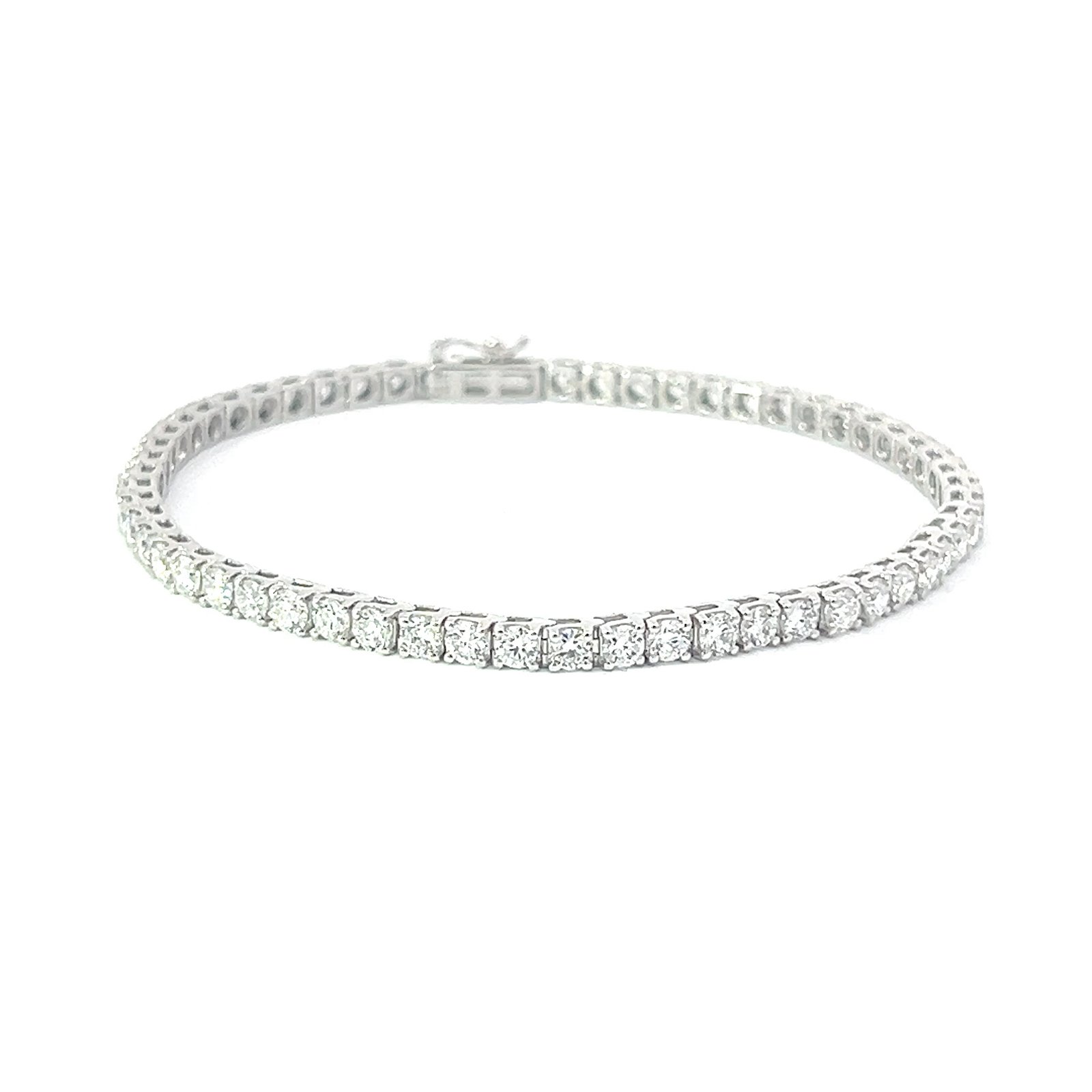 White gold diamond tennis bracelet